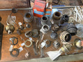 Vintage oil lamp parts per piece