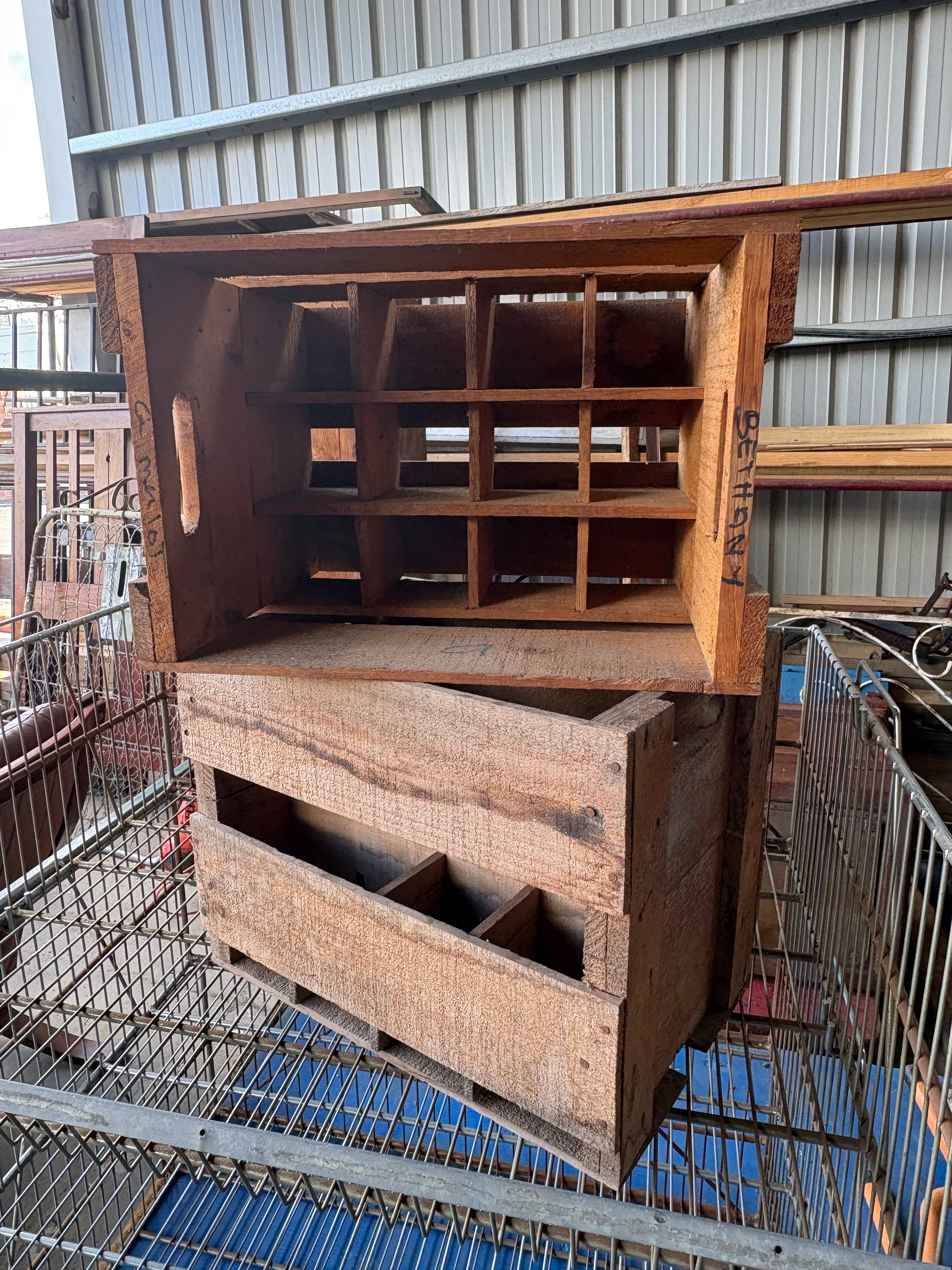 Vintage Wine Storage Crate