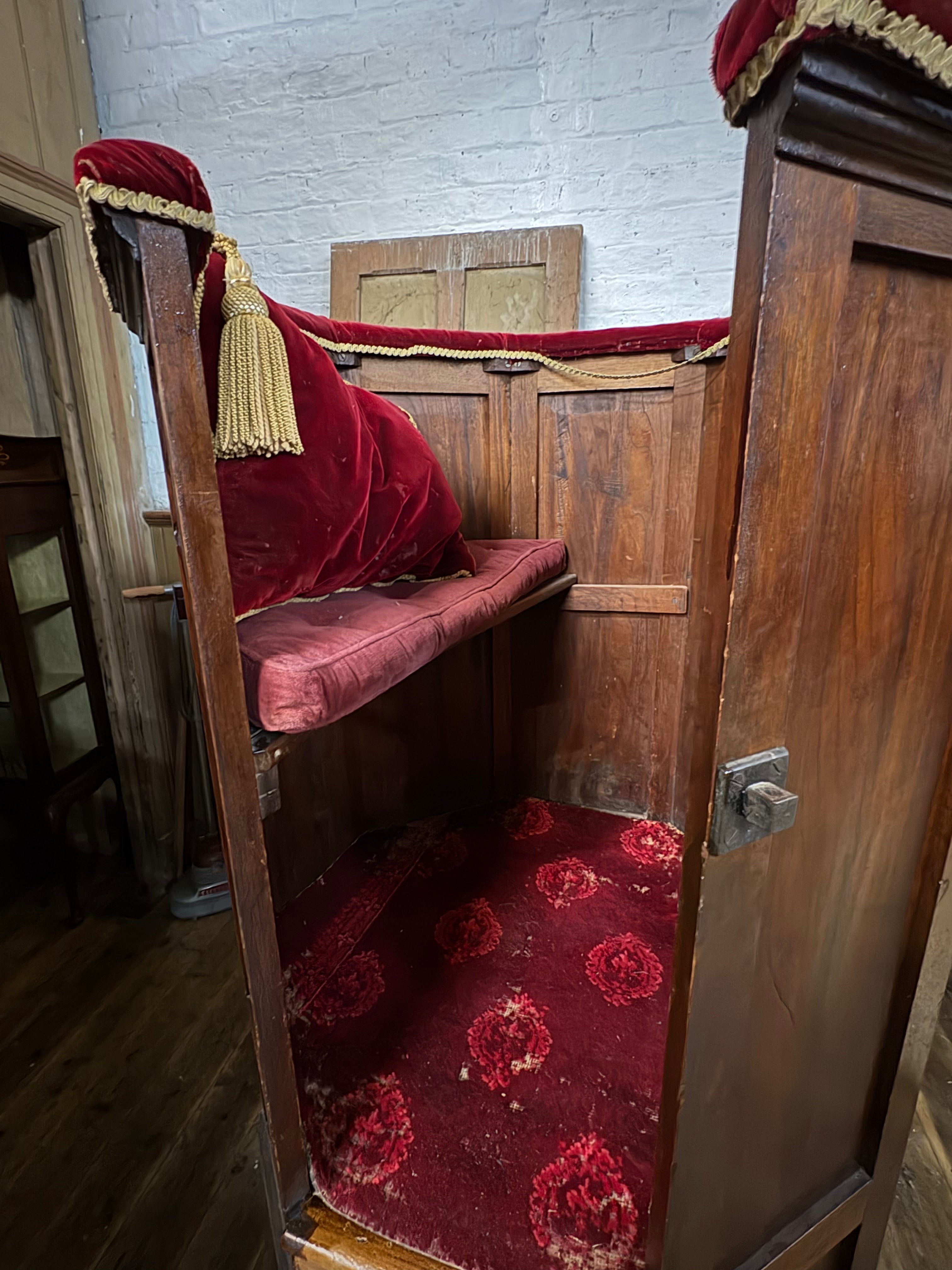 Antique church pulpit