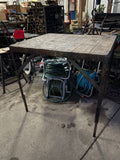 Baltic Pine and Steel Industrial Table