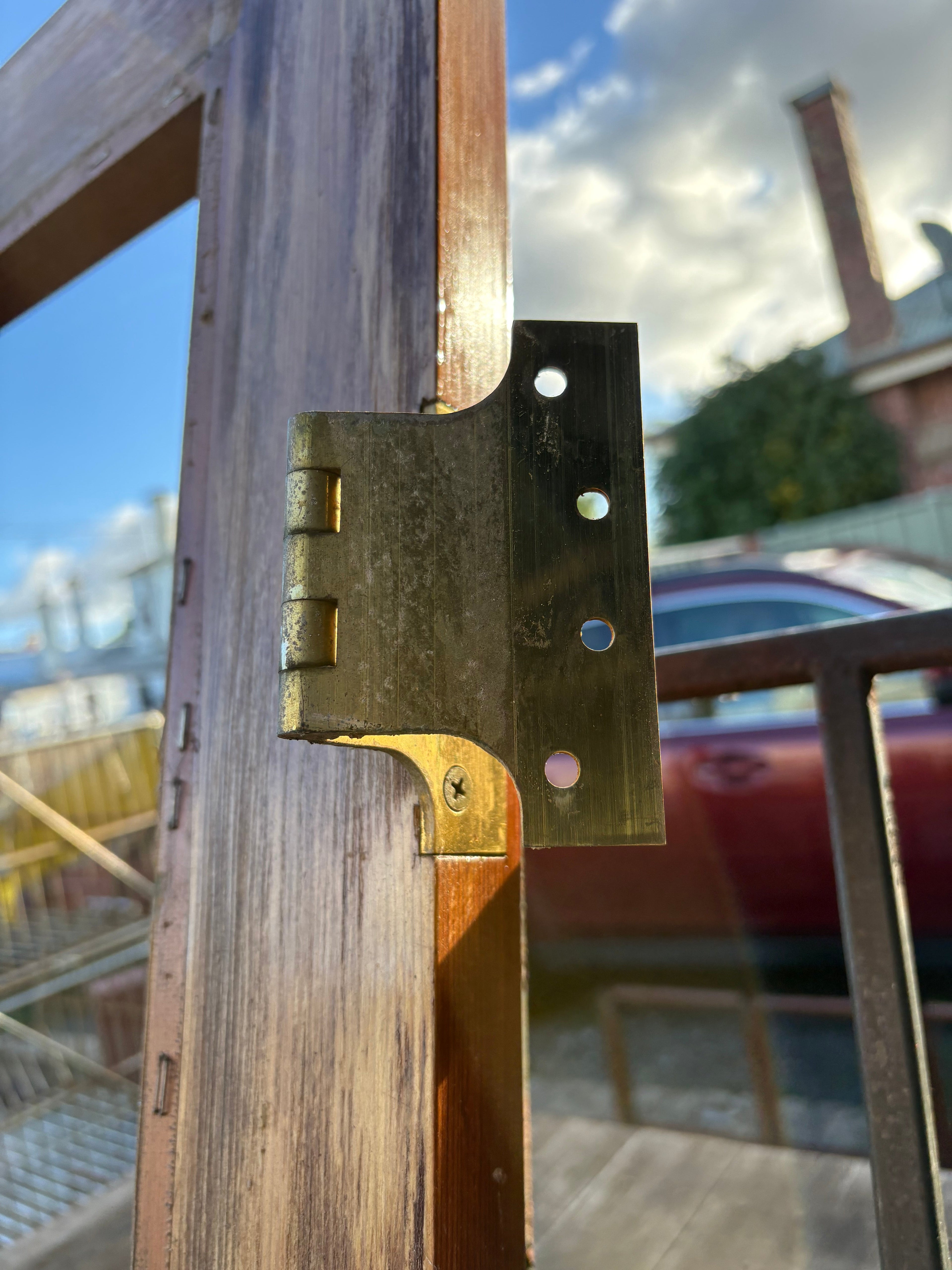 Large Brass Hinges (Pair)