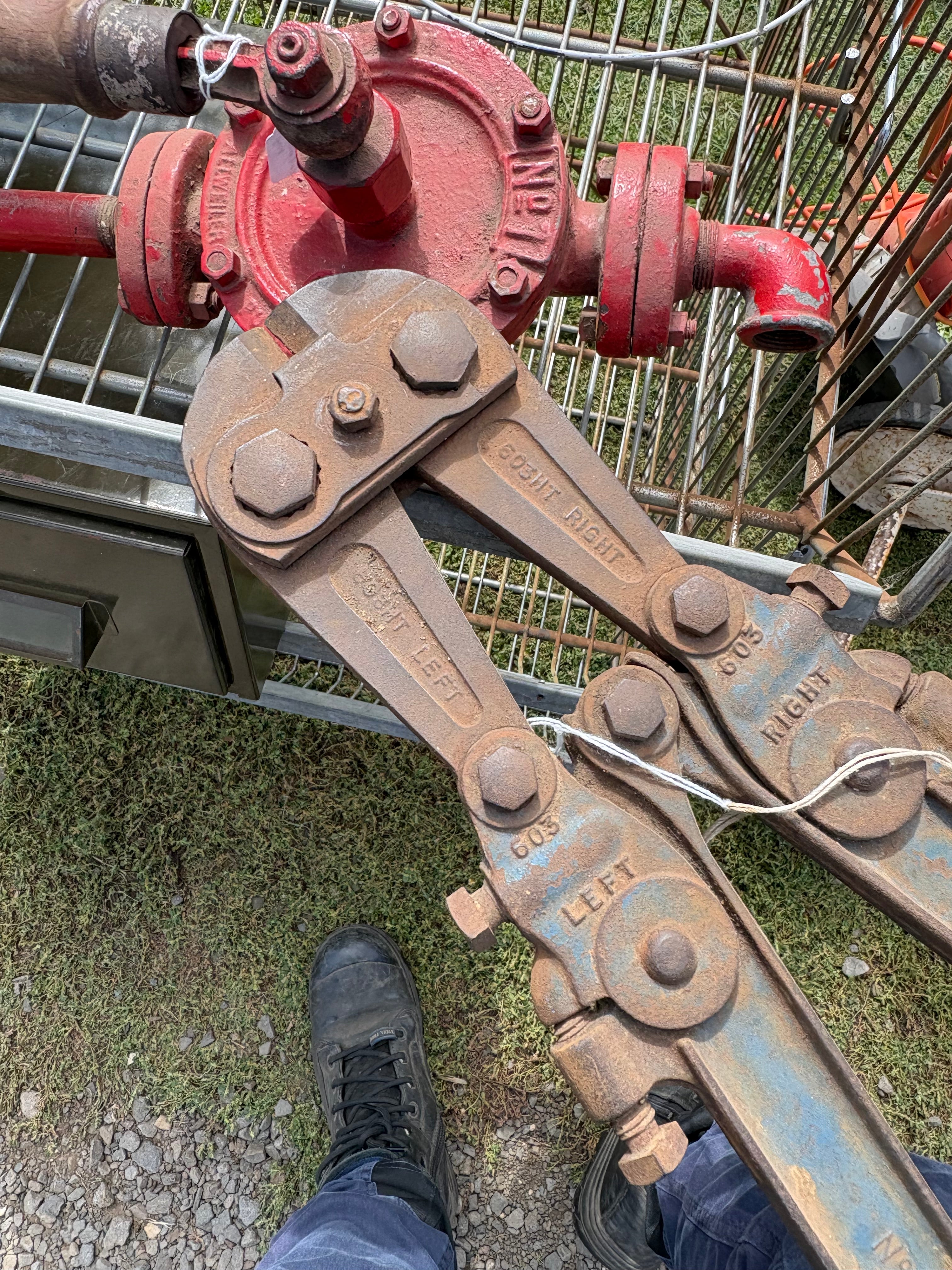 Large Vintage Bolt Cutters