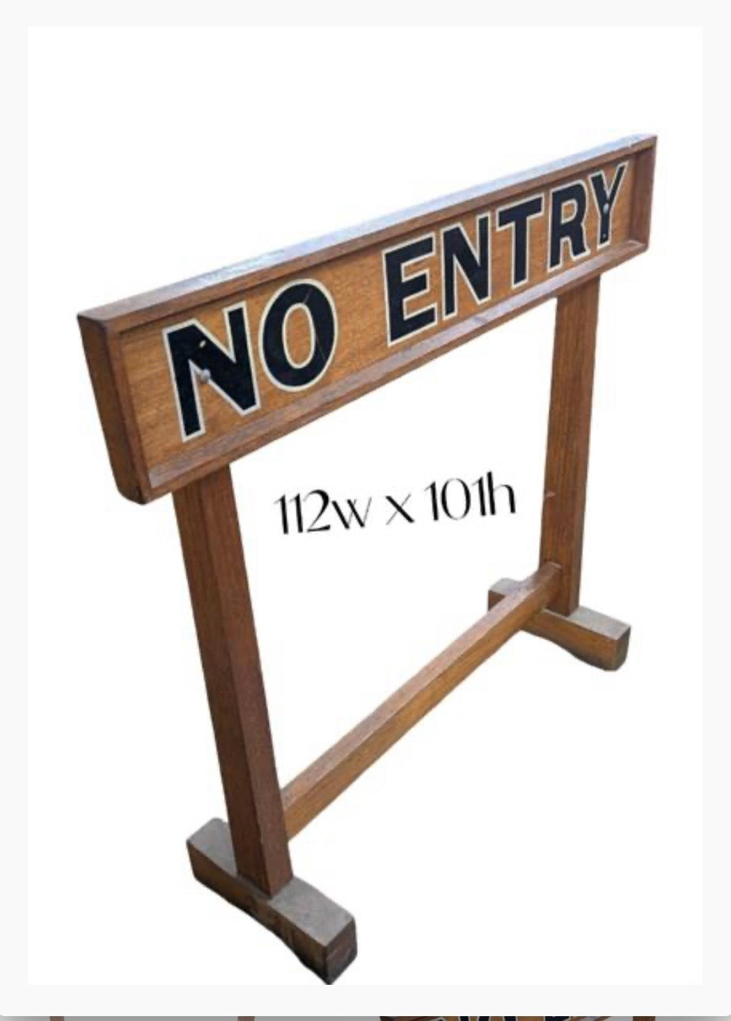 Original No Entry Sign