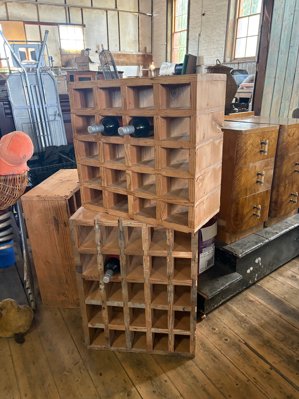 Timber Pigeon Hole Wine Storage