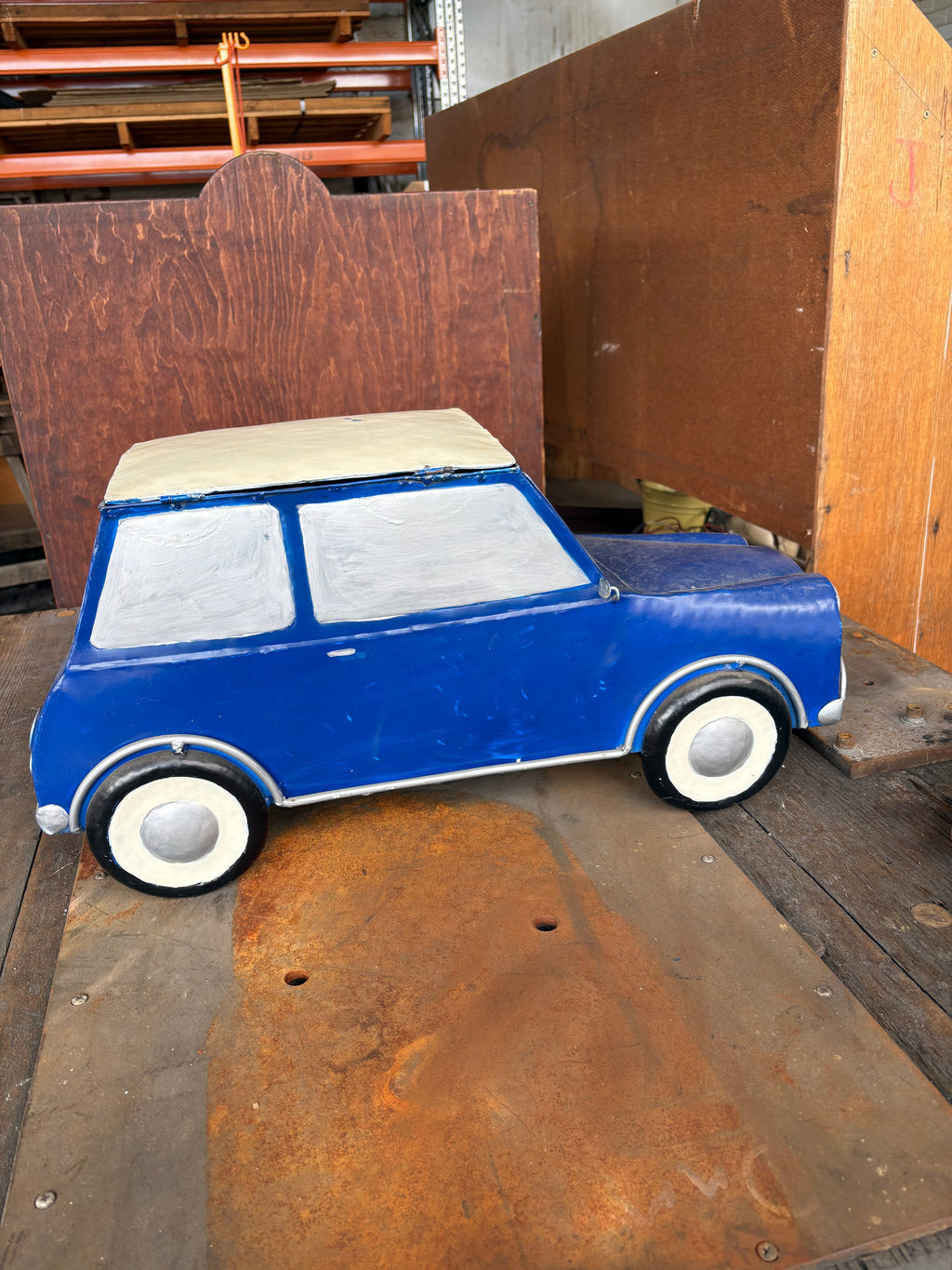 Vintage Tin Toy Car