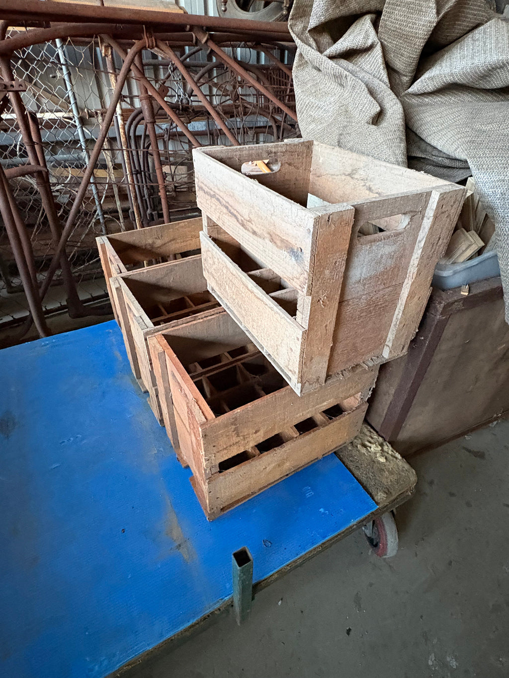 Vintage Wine Storage Crate